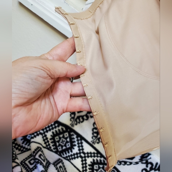NWT Naomi & Nicole Waist Cincher Trainer Extra Firm Magic Grip XL in Nude - Picture 10 of 13